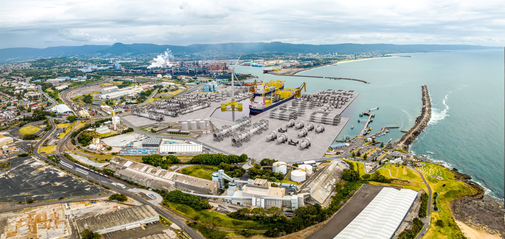 Offshore wind energy hub - Port of Kembla